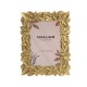 Leaf photo frame gold 4 x 6