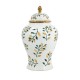 Ginger jar green/gold 48.5cm