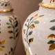 Ginger jar green/gold 48.5cm