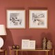 Framed print waters edge/sea spirit 2 asst 