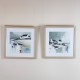 Framed print waters edge/sea spirit 2 asst 
