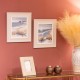 Framed print white sails/ making waves 2 asst