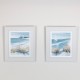 Framed print white sails/ making waves 2 asst