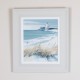 Framed print white sails/ making waves 2 asst