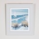 Framed print white sails/ making waves 2 asst