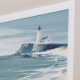 Framed print white sails/ making waves 2 asst
