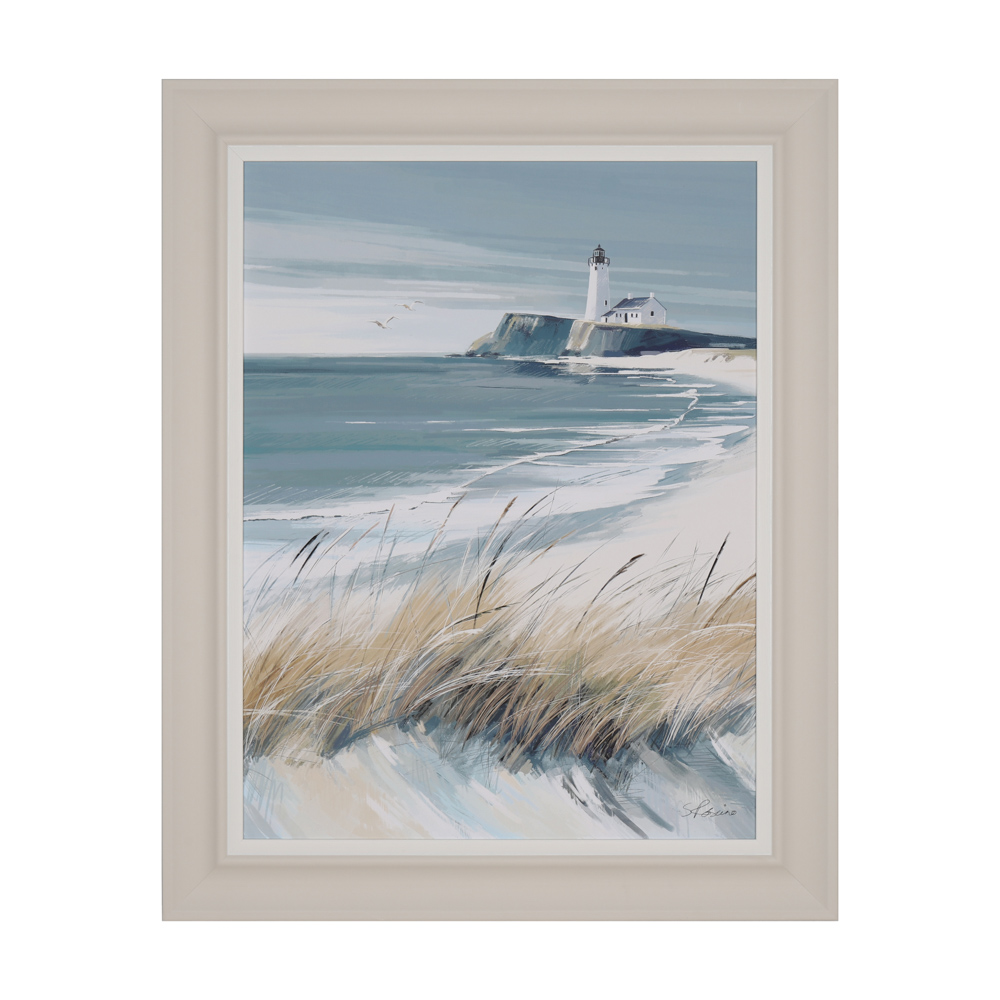 Framed print making waves