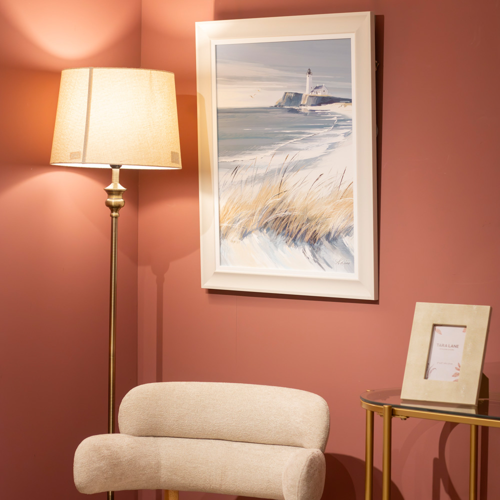 Framed print making waves