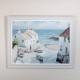Framed print calm cove