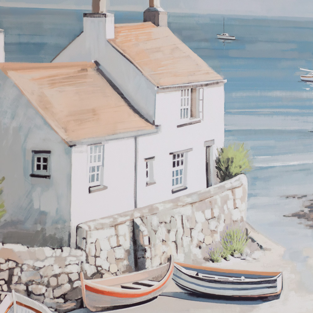 Framed print calm cove