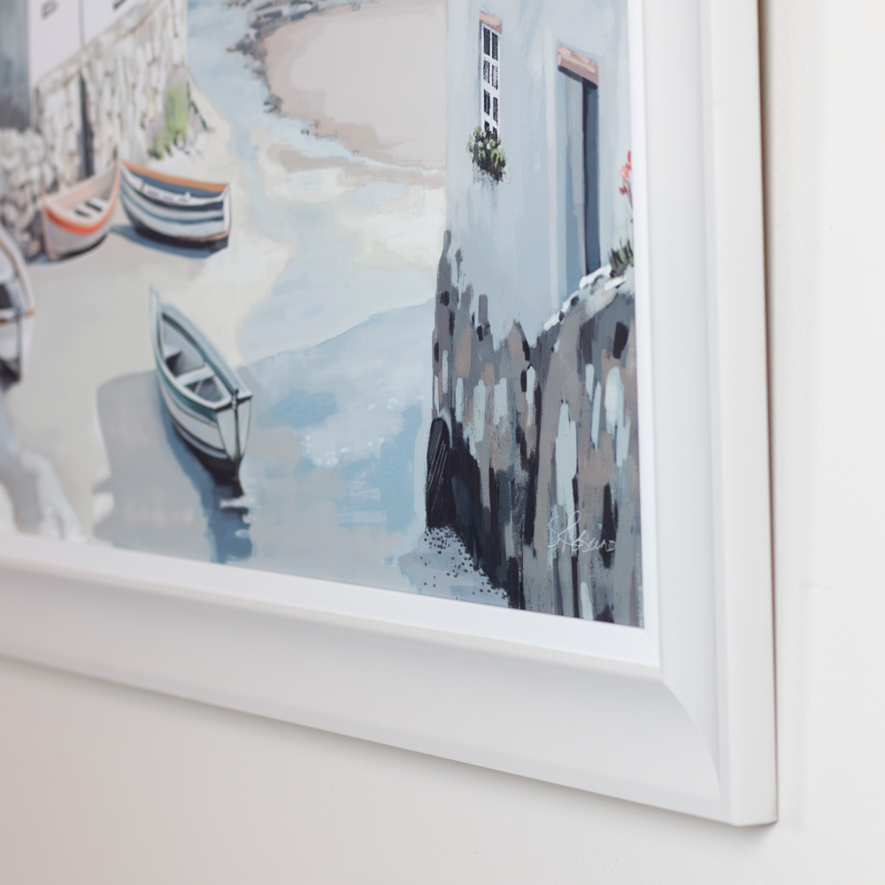 Framed print calm cove