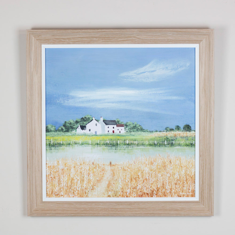 Framed print fields of gold 2 asst
