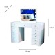 Erika hollywood dressing table bluetooth 120cm
