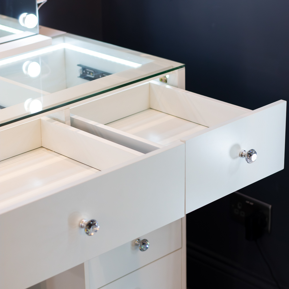 Erika hollywood dressing table bluetooth 92cm