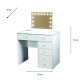 Erika hollywood dressing table bluetooth 92cm