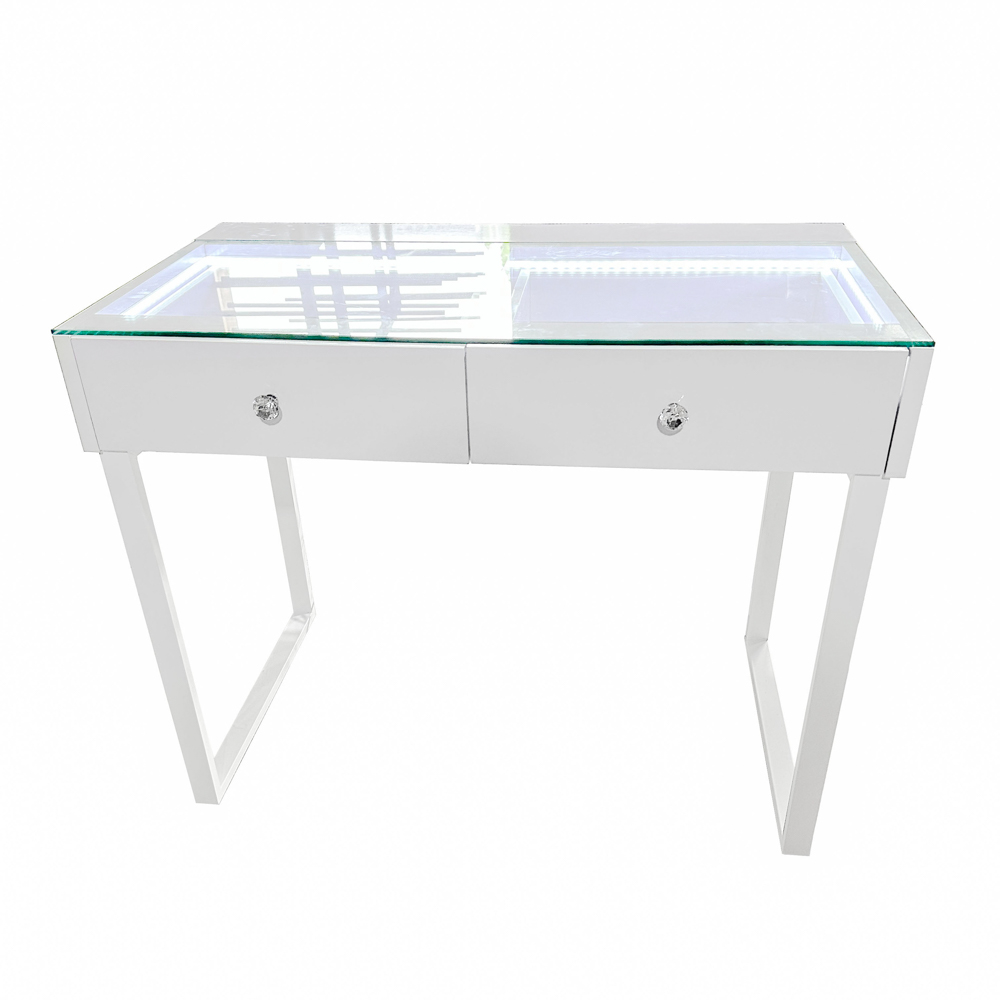 Erika vanity table with light up top  