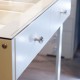 Erika vanity table with light up top  