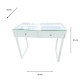 Erika vanity table with light up top  
