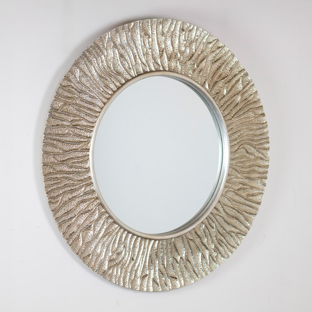 Kelsey mirror round champagne 100cm