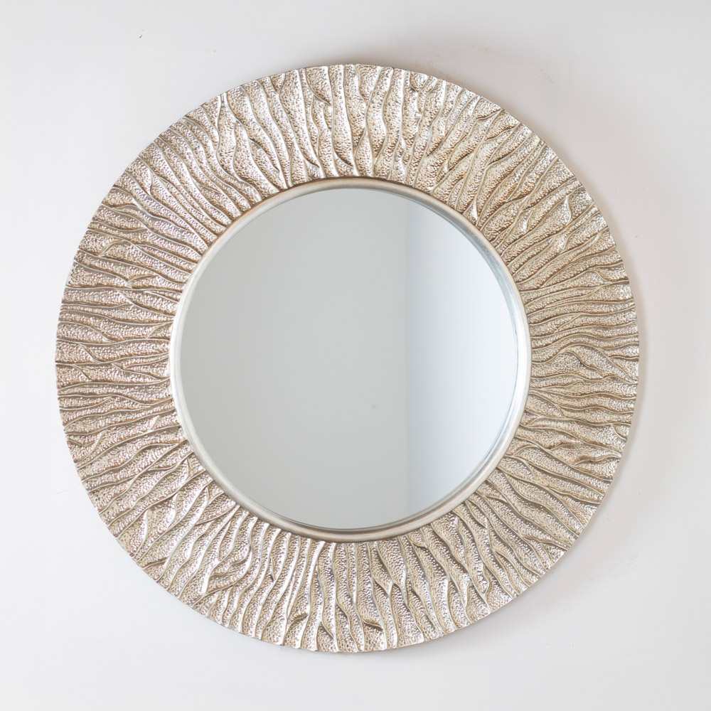 Kelsey mirror round champagne 100cm