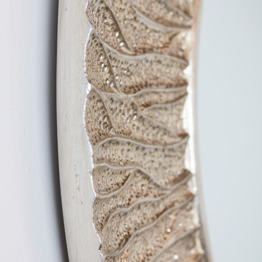 Kelsey mirror round champagne 100cm