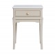 Monroe 1 dr accent table with marble top stone