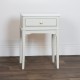 Monroe 1 dr accent table with marble top stone