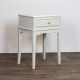 Monroe 1 dr accent table with marble top stone