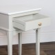 Monroe 1 dr accent table with marble top stone