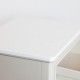 Monroe 1 dr accent table with marble top stone