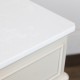 Monroe 1 dr accent table with marble top stone