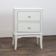 Monroe 2 dr accent table with marble top stone