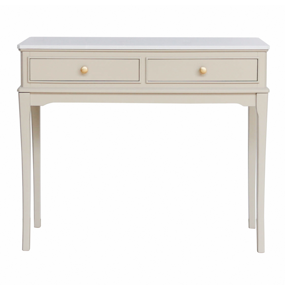 Monroe 2 dr console with marble top stone