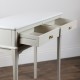 Monroe 2 dr console with marble top stone