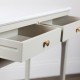 Monroe 2 dr console with marble top stone