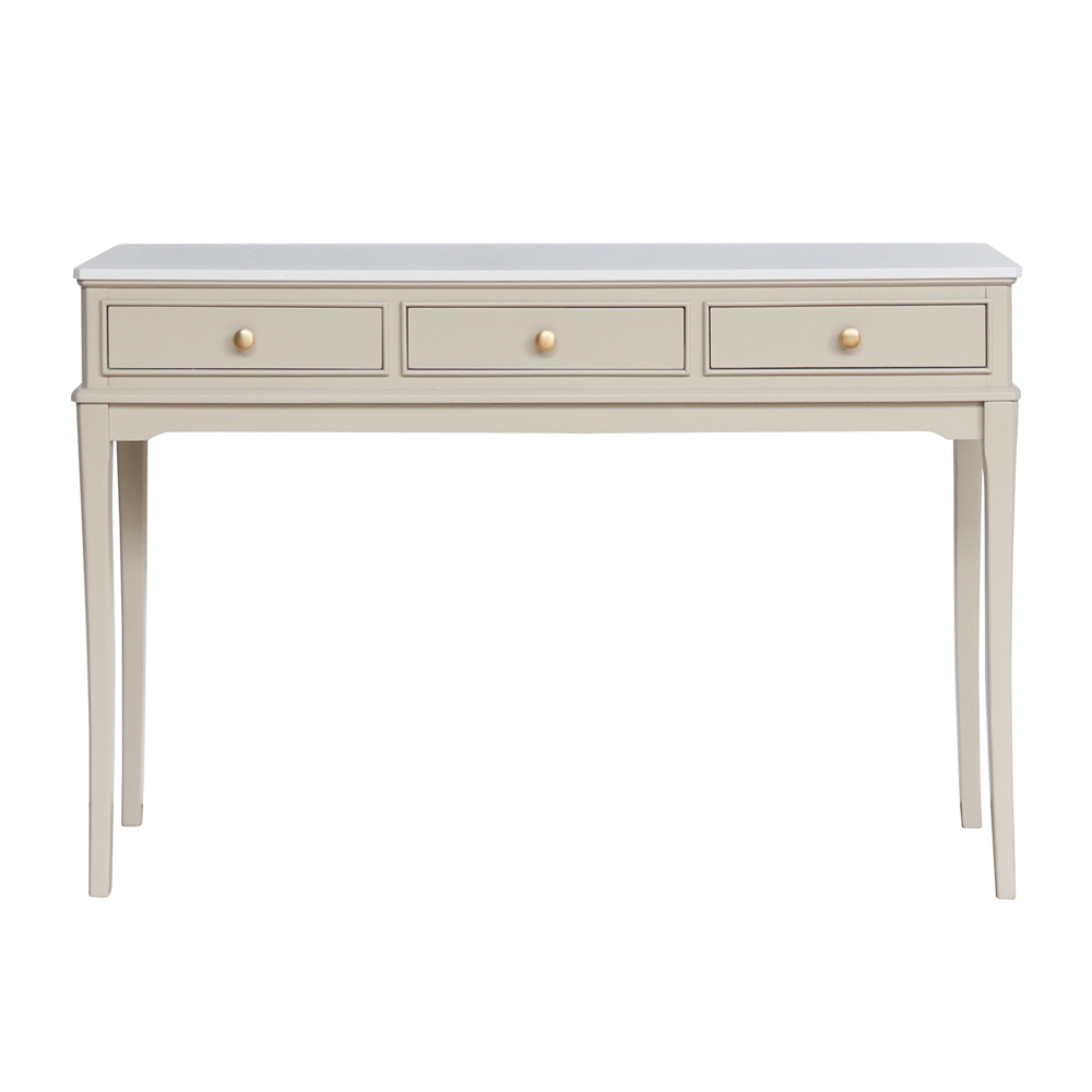 Monroe 3 dr console with marble top stone