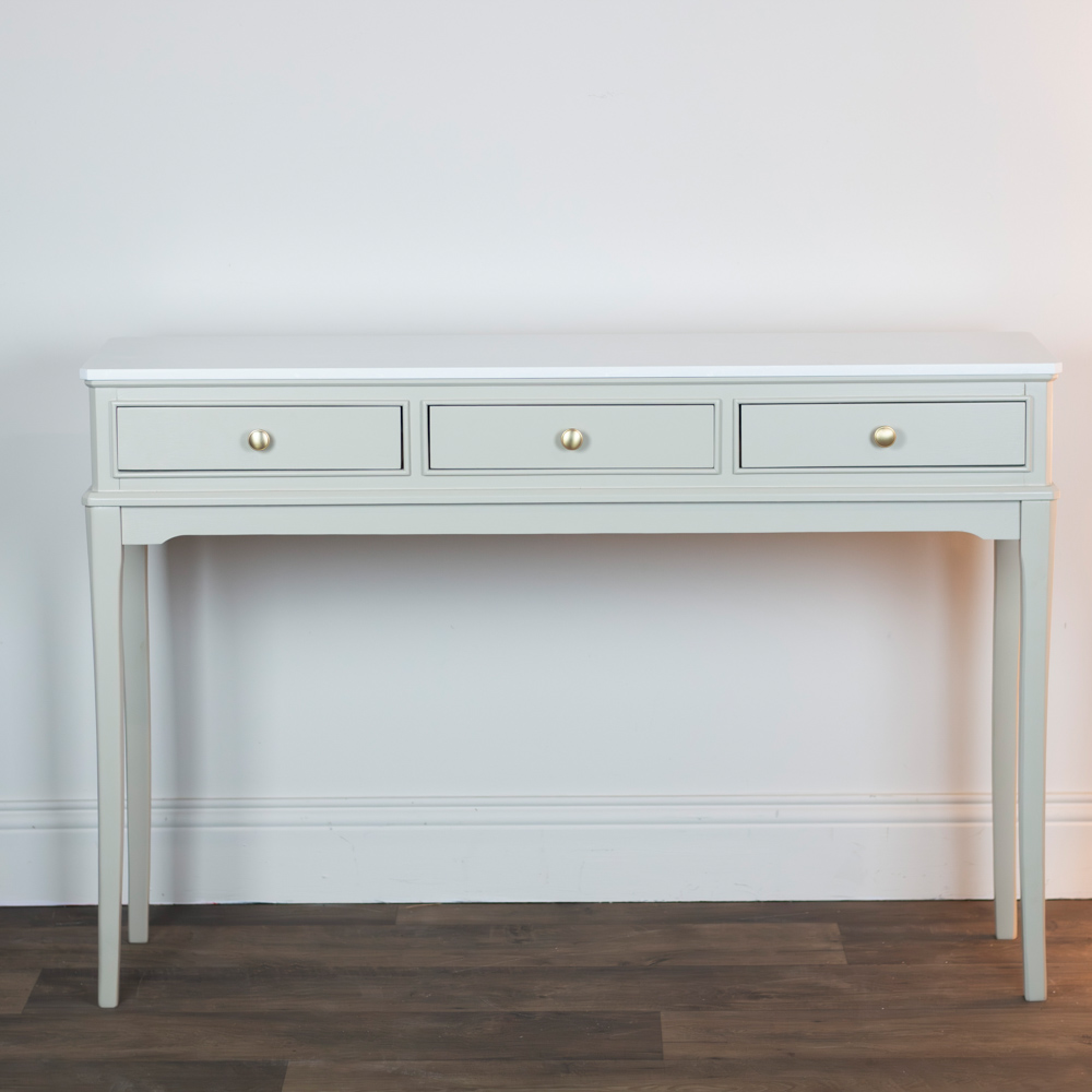 Monroe 3 dr console with marble top stone