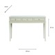 Monroe 3 dr console with marble top stone