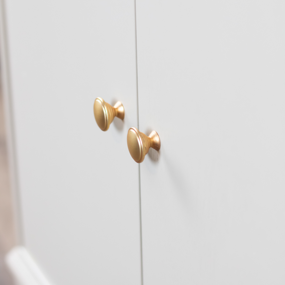 Monroe 2 door cabinet with marble top stone