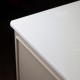 Monroe 2 door cabinet with marble top stone