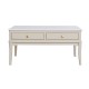 Monroe coffee table with marble top stone