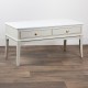 Monroe coffee table with marble top stone