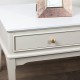 Monroe coffee table with marble top stone