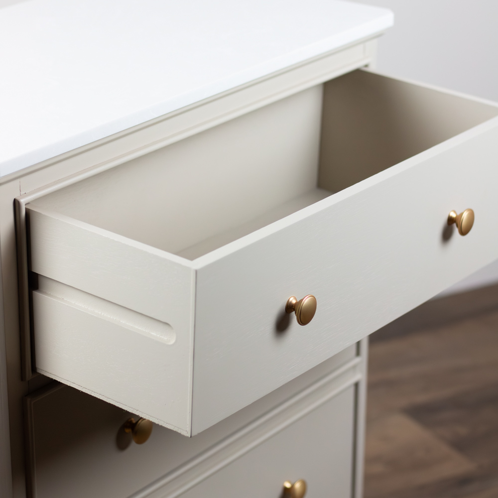 Monroe large 3 dr locker with marble top stone