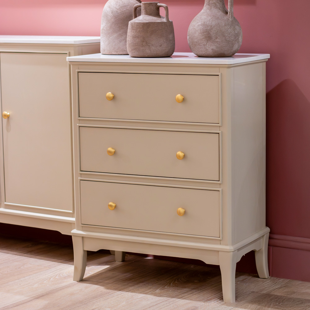 Monroe large 3 dr locker with marble top stone