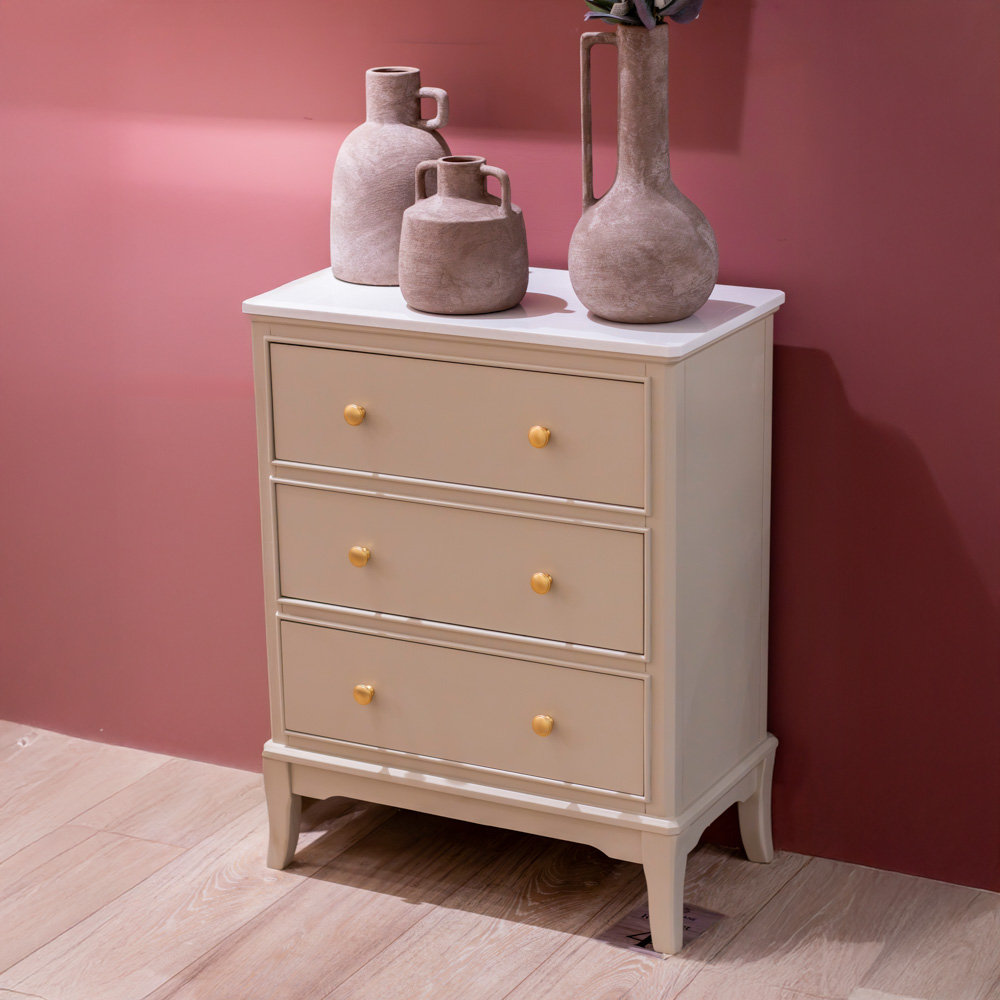 Monroe large 3 dr locker with marble top stone