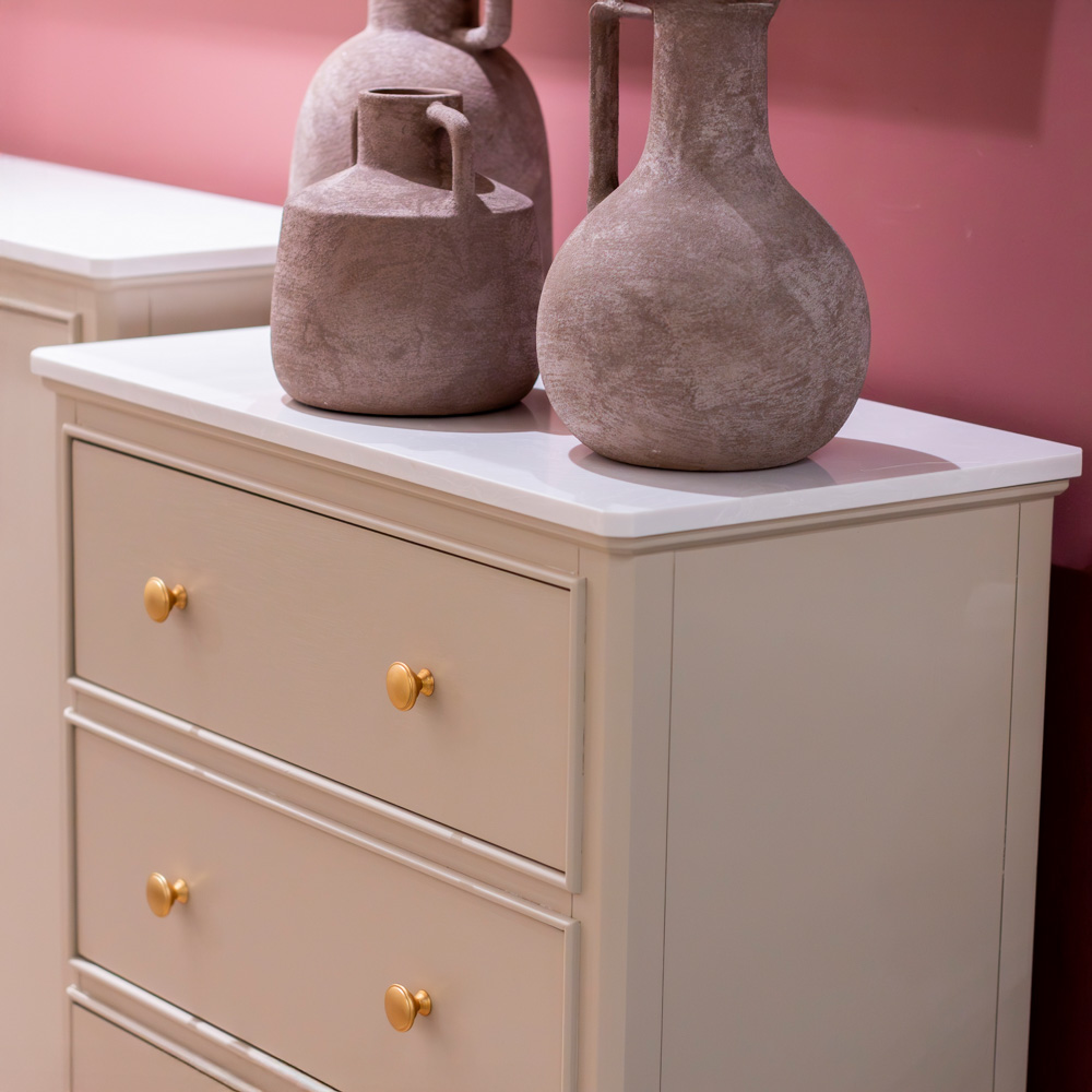 Monroe large 3 dr locker with marble top stone