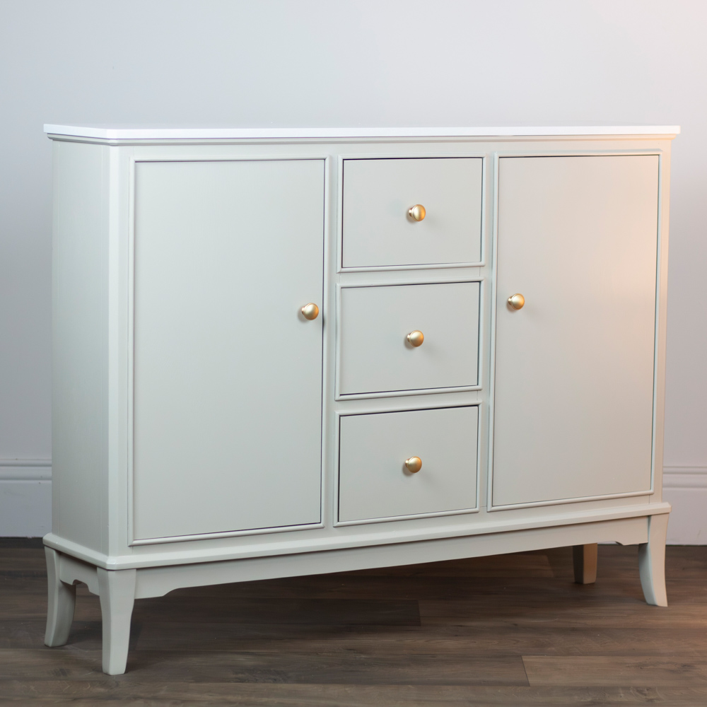Monroe sideboard with marble top stone
