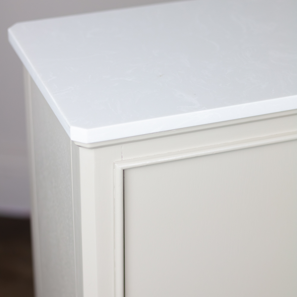 Monroe sideboard with marble top stone
