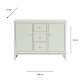 Monroe sideboard with marble top stone